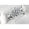 Kingston Brass KC7061PL Widespread Bathroom Faucet with Brass Pop-Up, Polished Chrome KC7061PL - alternate 5
